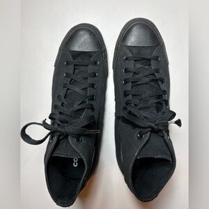 Converse All Black High-Top Sneakers